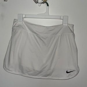 White Nike Tennis Skirt - Size M